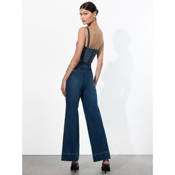 Alice + Olivia Narin Love Train Jeans 26 - Picture 3 of 15